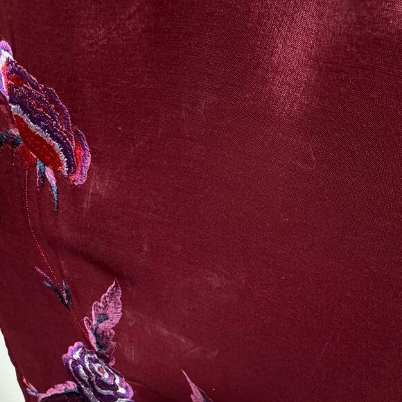 Free People Trousers Mimi Embroidered Floral Wide Leg US 6 NEW - Picture 16 of 16